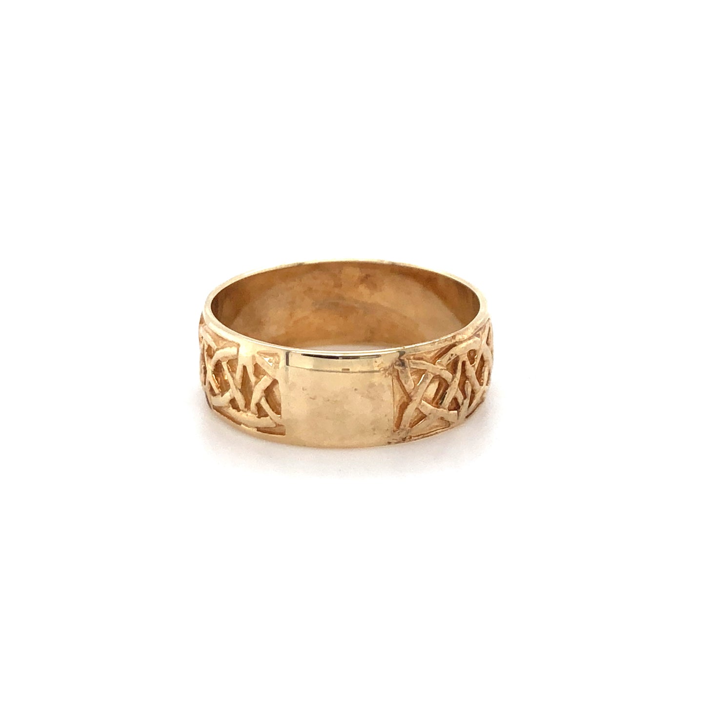 9K YG SOLID CELTIC BAND