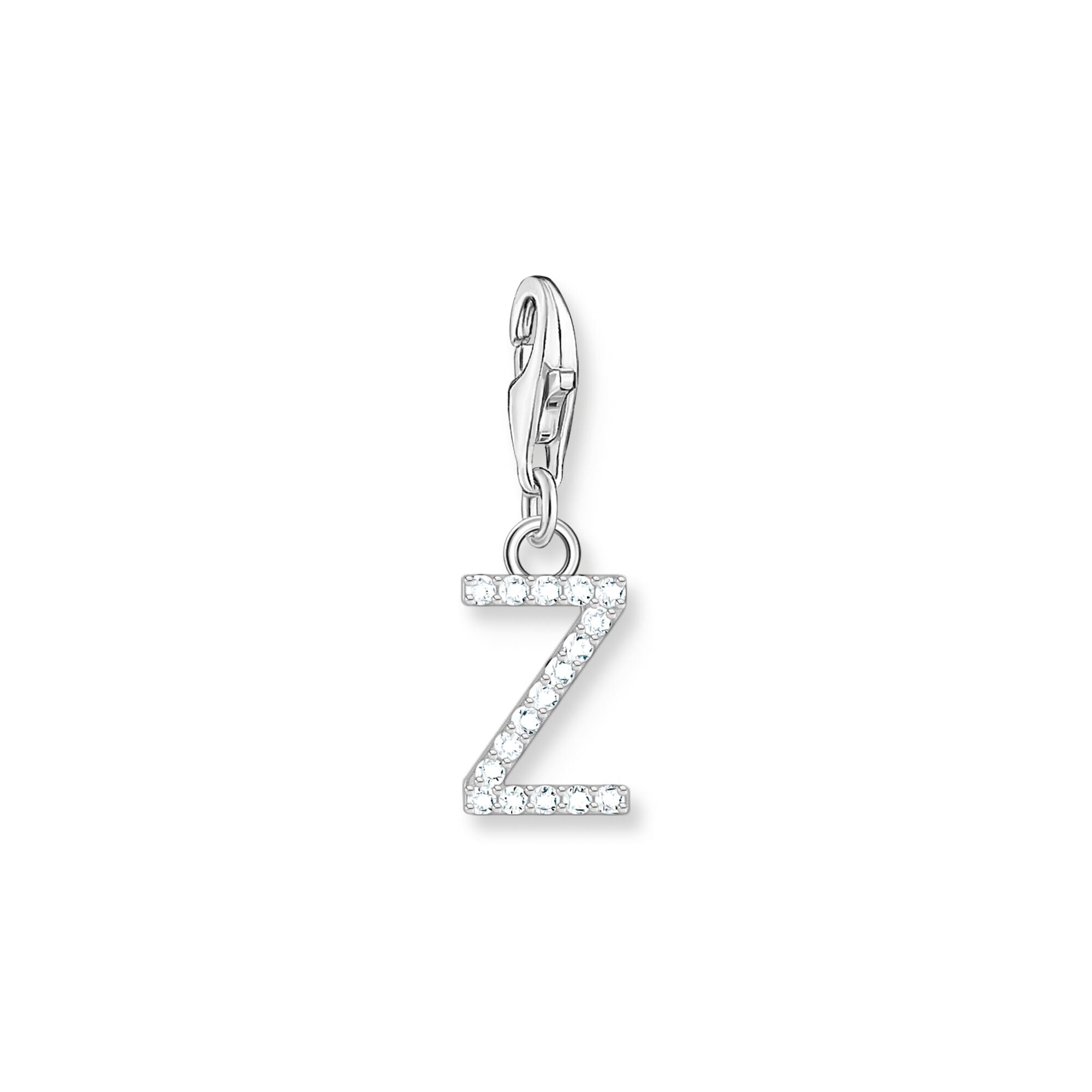 Thomas Sabo Initial Charm Pendant — Z, Sterling silver