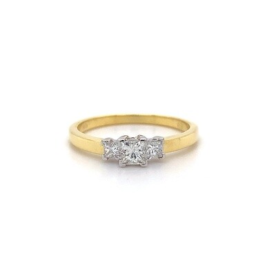 18kt YG Dia 0.40ct Ring