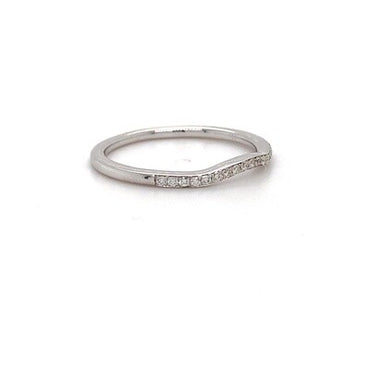 18kt WG Dia Fitted Band 0.09ct