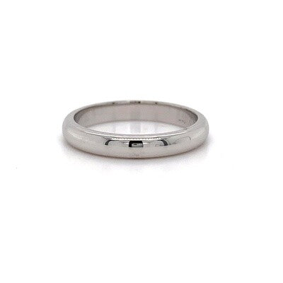 18kt WG 3mm Plain Band