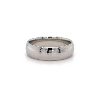 6mm Platinum Band