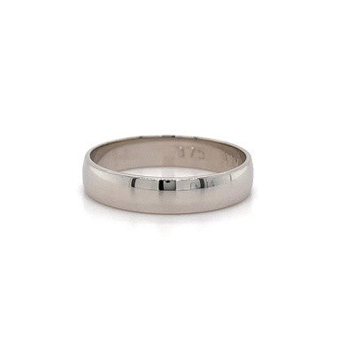 9kt WG 4mm Plain Band