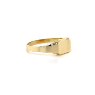 18kt YG Signet Ring