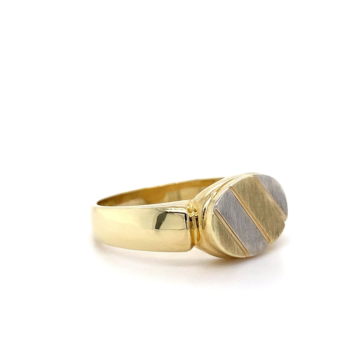 9kt YG 2-Tone Ring