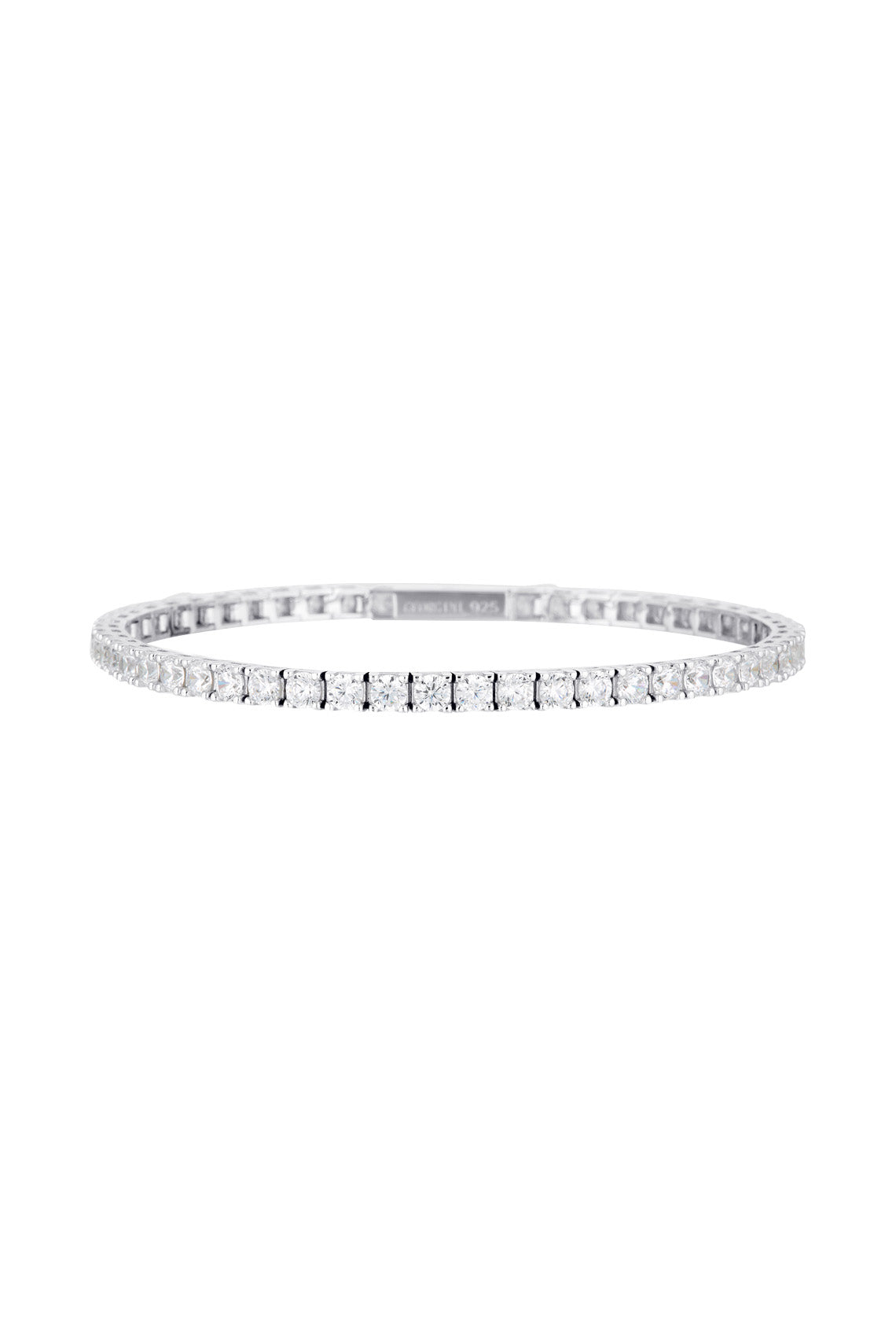 SELENA 3MM TENNIS BRACELET SMALL 16.5CM SILVER