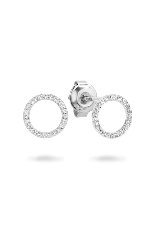 ARA RHODIUM EARRING