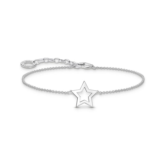 THOMAS SABO Bracelet with star pendant - silver