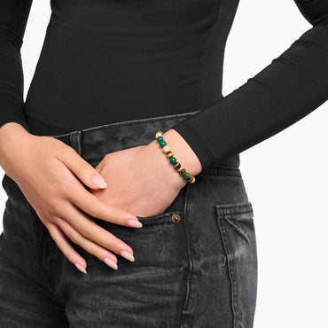 THOMAS SABO Bracelet with earth and green beads