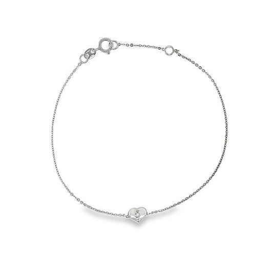 Nellie Diamond Bracelet 9kt White Gold