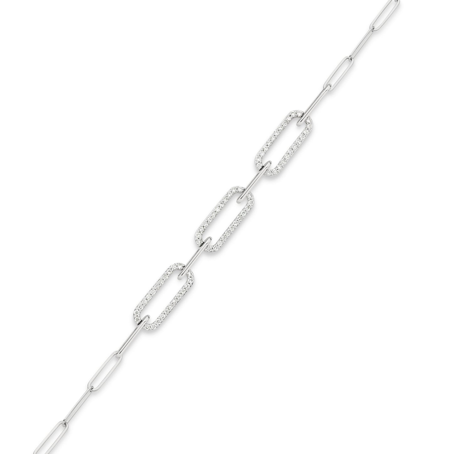 Bracelet 9KT 3.67g/ 18KT 4.9g 0.53ct GH/SI