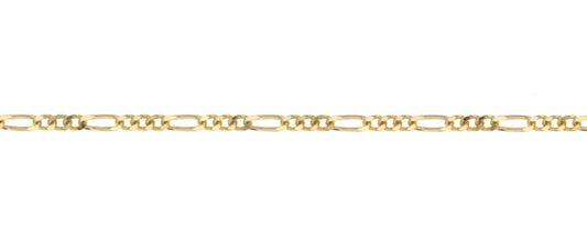 Solid Figaro 1+3 Diamond Cut 1.3MM (9Y, 50CM)