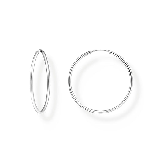 THOMAS SABO Medium Hoop Earrings Silver