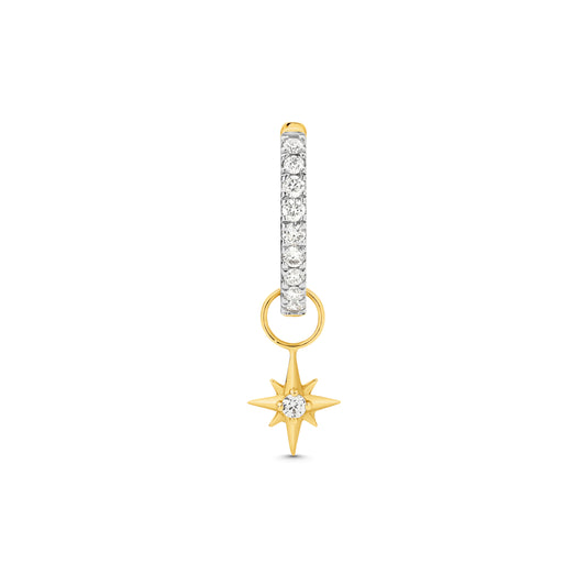Charm 9KT 0.15g/18KT 0.17g 0.02ct GH/SI