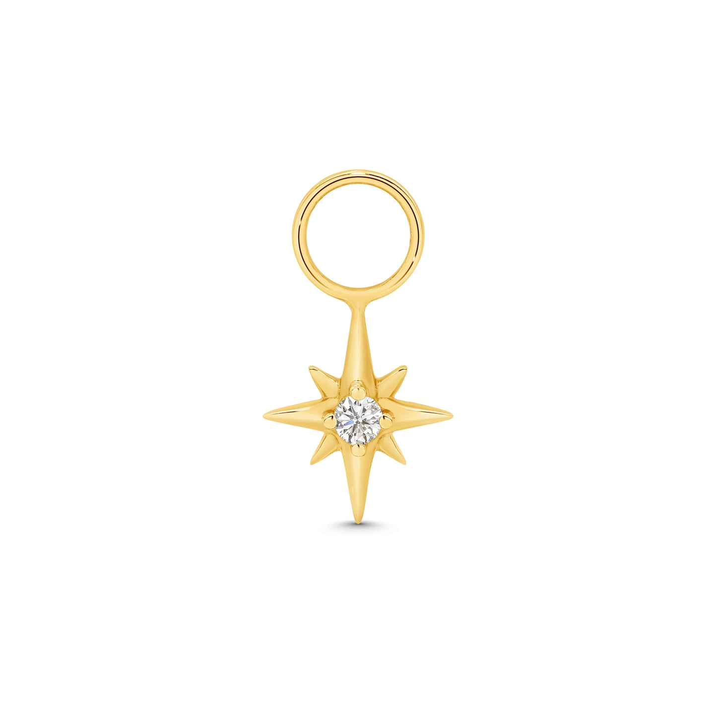 Charm 9KT 0.15g/18KT 0.17g 0.02ct GH/SI