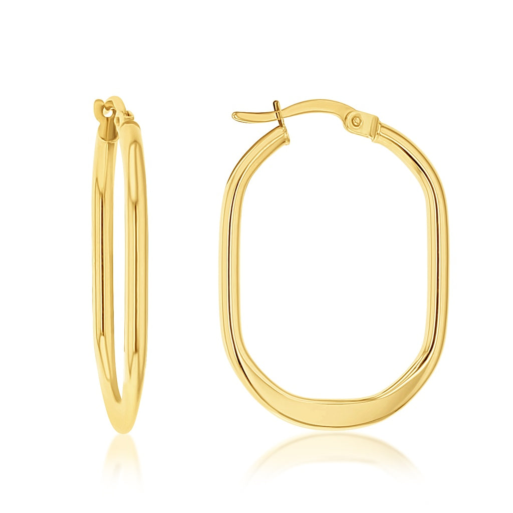 9Y Round to Flat Oval Hoop