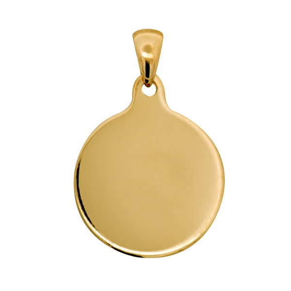 12mm Round Engravable Charm