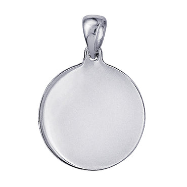 18mm Round Engravable Charm