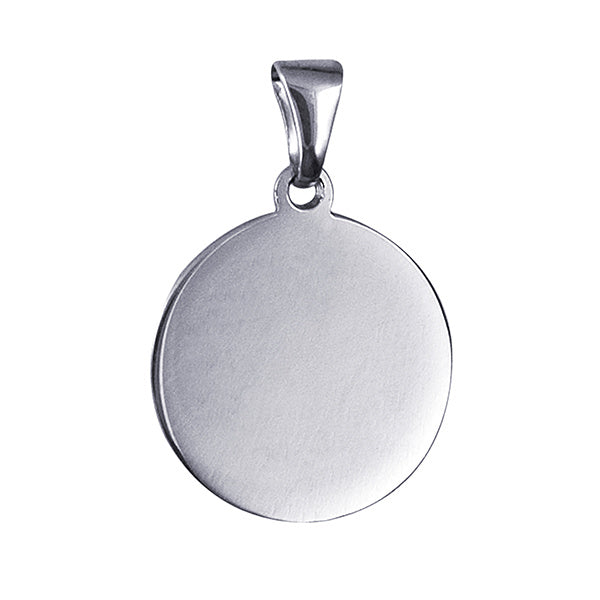 12mm Round Engravable Charm