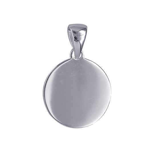 14mm Round Engravable Charm