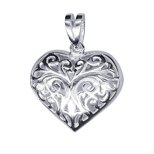 Filigree Heart Pendant