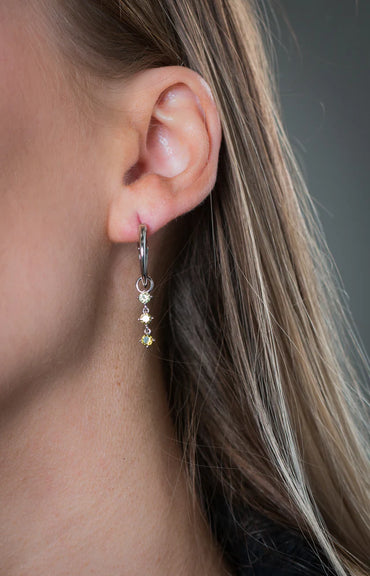 SUMMER SORBET MATCHA MAGIC EARRINGS MULTI COLOURED SILVER