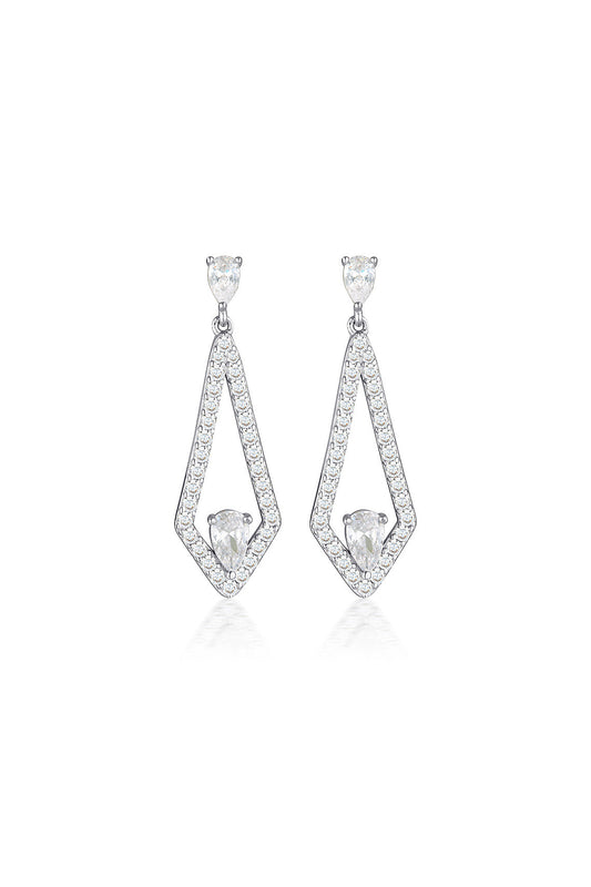 REFLECTION EVOKE EARRINGS SILVER