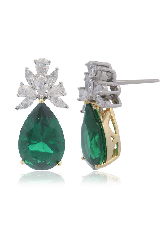GEORGINI Chic Noel Two-Tone Earrings