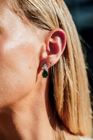 GEORGINI Chic Noel Two-Tone Earrings
