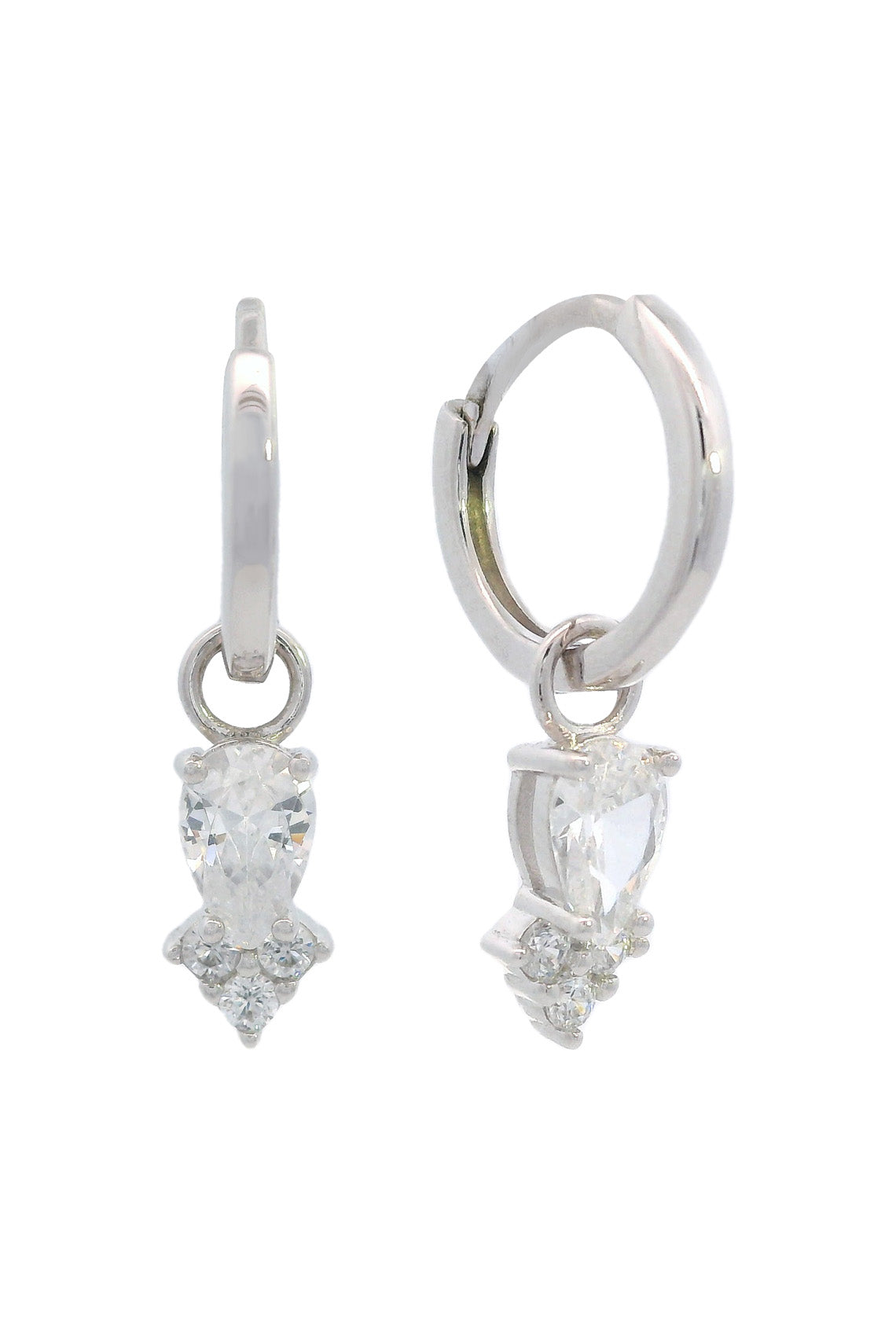 GEORGINI Midnight Velvet Asteria Hoop Earrings