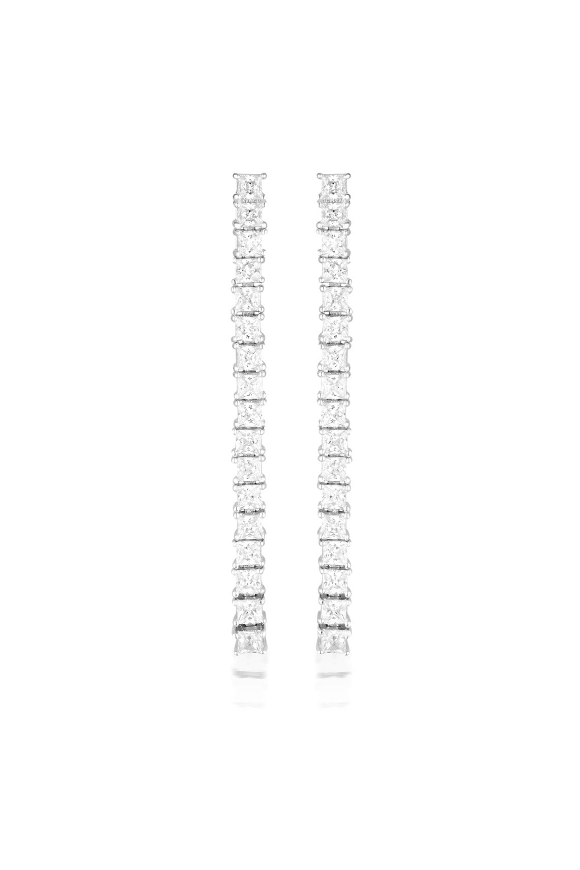 ICONIC BRIDAL VERA EARRINGS SILVER
