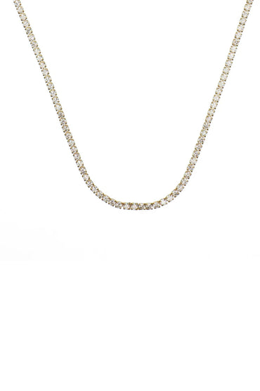SYDNEY SOIRÉE 2MM TENNIS NECKLACE 42CM GOLD