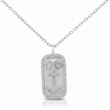 GEORGINI Forever Hearts Club Faith Hope Love Pendant