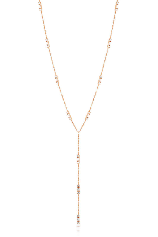 GEORGINI THE LAYERED EDIT TOLU NECKLACE ROSE GOLD