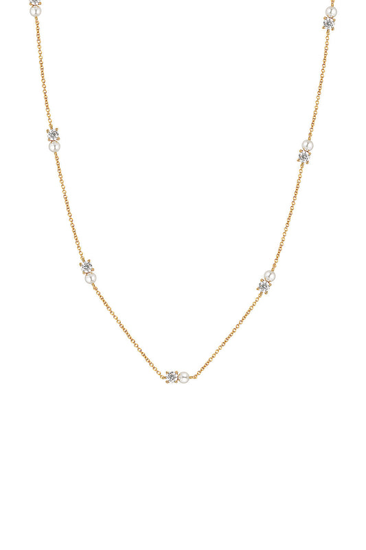NOEL NIGHTS SNOW DROP NECKLACE GOLD