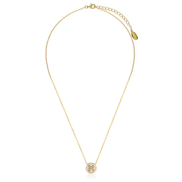 SIGNATURE MEDALION PENDANT GOLD