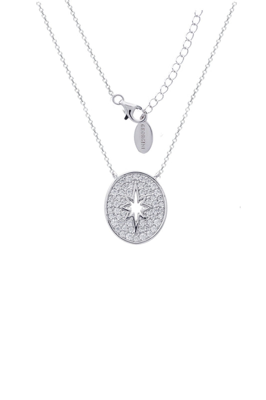 A CHRISTMAS JOURNEY FOLLOW THE STAR PENDANT SILVER