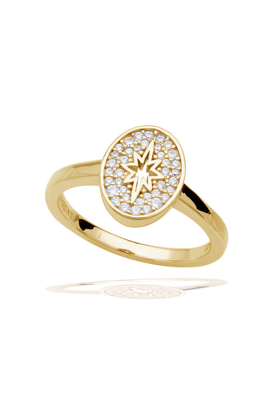 A CHRISTMAS JOURNEY FOLLOW THE STAR RING GOLD