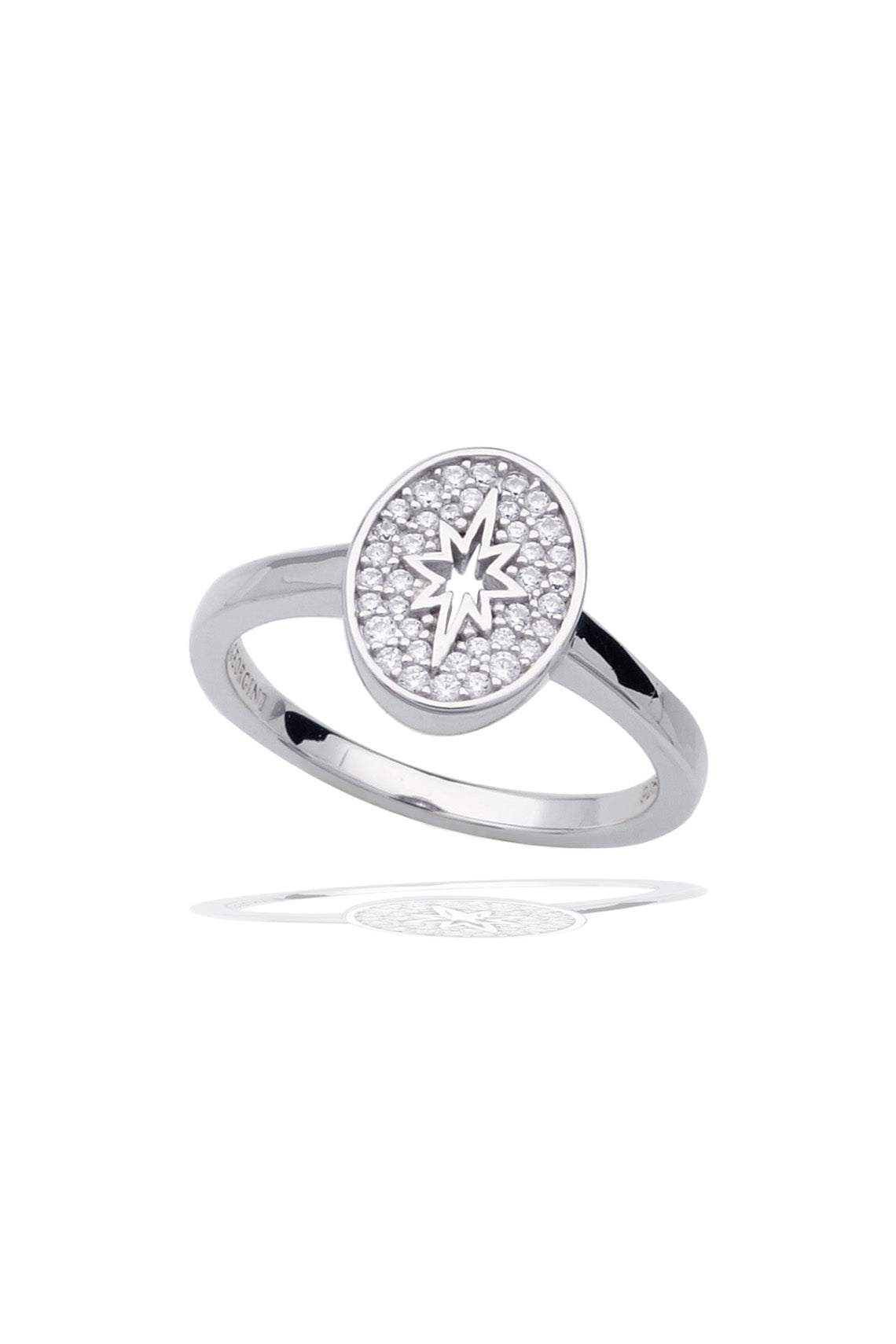 A CHRISTMAS JOURNEY FOLLOW THE STAR RING SILVER