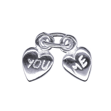 Hearts You & Me Charm