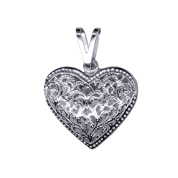 Heart Charm 20mm x 24mm