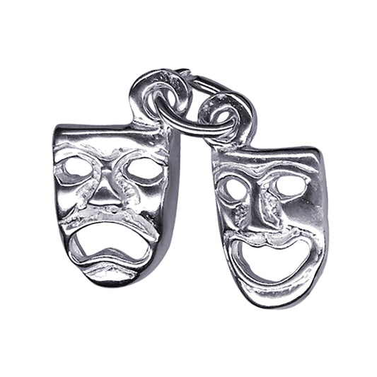 Drama Mask Charm 10mm x 7mm