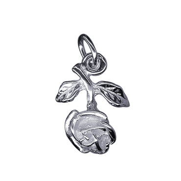 Rose Charm 15mm x 12mm