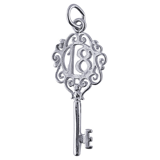 18 Key Charm 27mm x 13mm