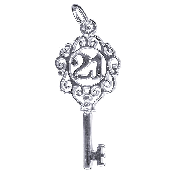21 Key Charm 27mm x 13mm