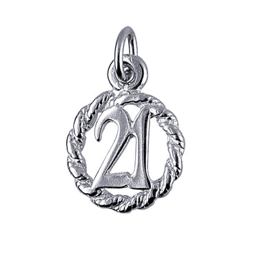 21 in a Circle Charm