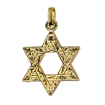 Star Of David Engraved