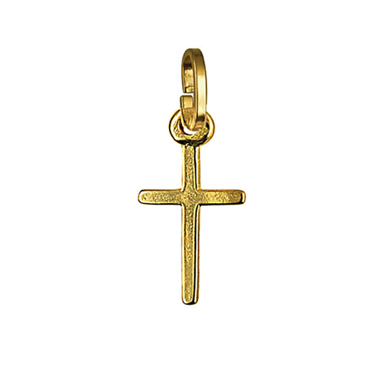 Flat Plain Cross 13mm x 8mm