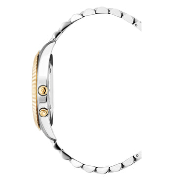 JDM Inspiration Moonphase Day-Date Two Tone White 5 ATM Watch