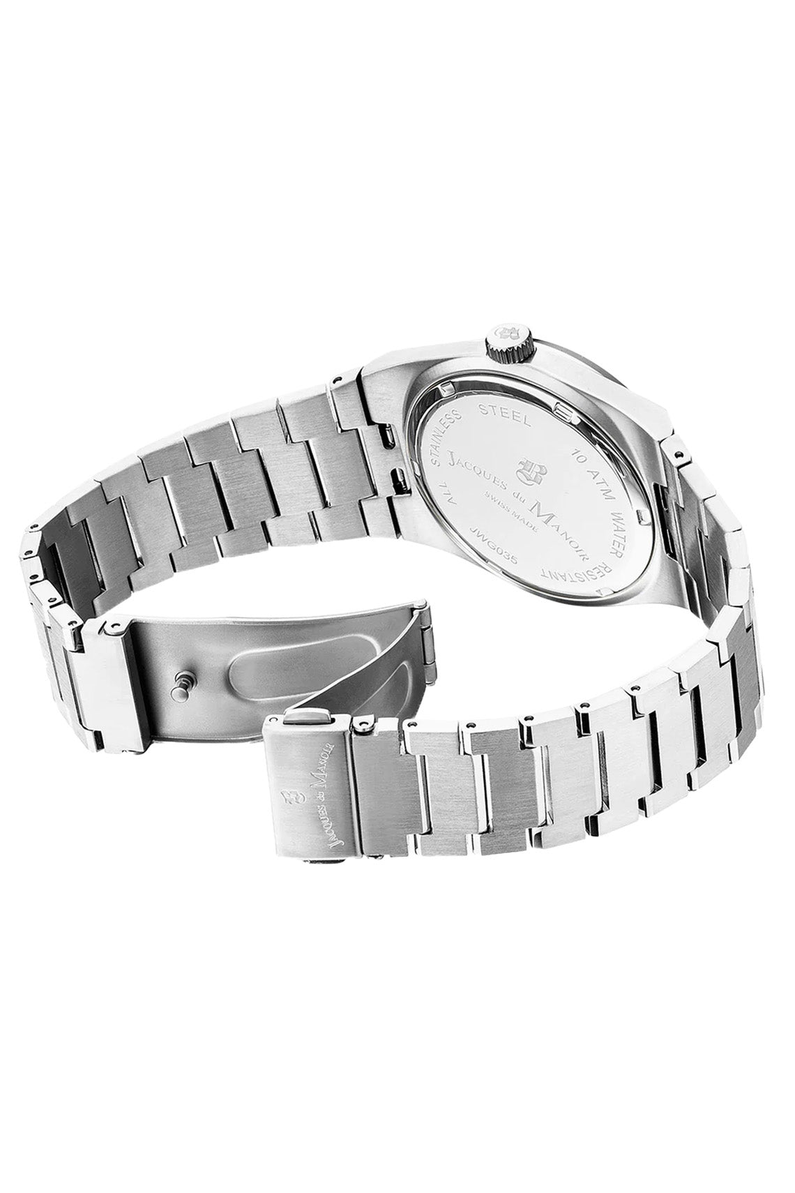 JDM Horizon Gents 41mm 100m Silver Dial Stainless Steel Strap Watch